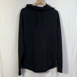 🦀 YPB Black Textured Hoodie